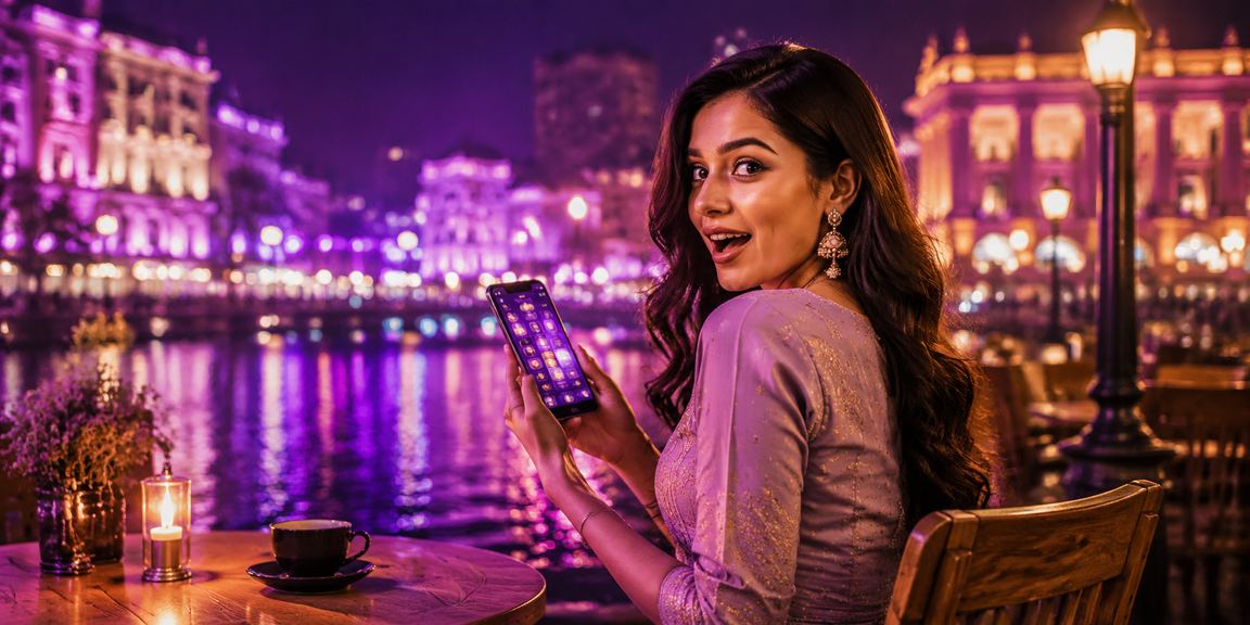 Mobile sports betting user in Delhi Connaught Place area